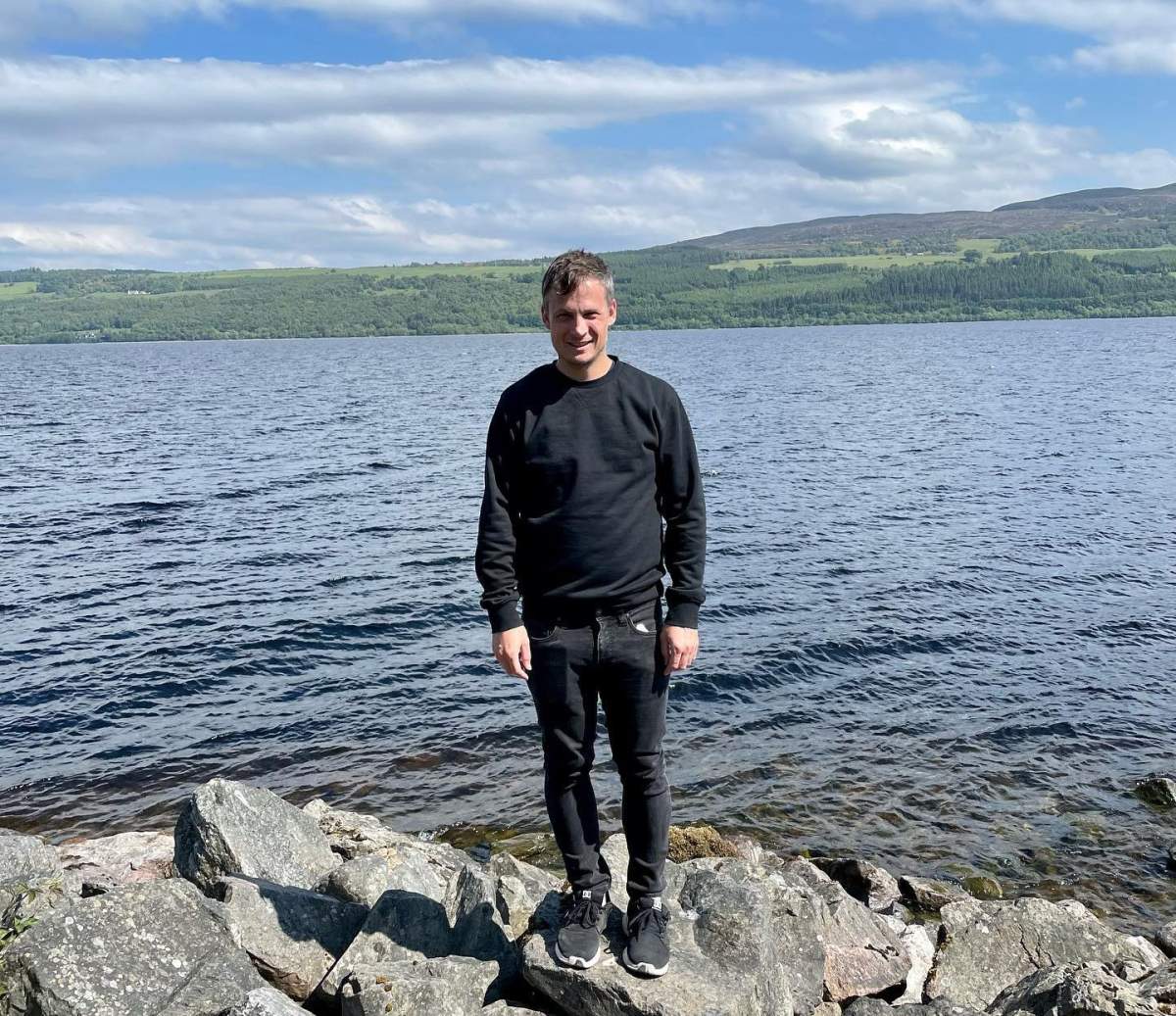 Edmonton homicide victim Cody Lyle, 35, in the Scottish highlands in the summer of 2023.