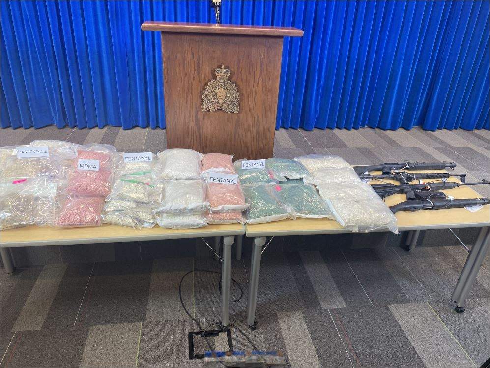 BC RCMP’s Federal Serious Crime unit has seized a large amount of drugs.