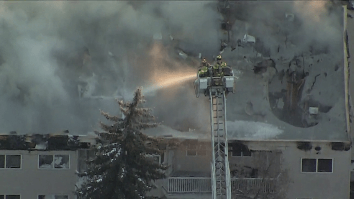 Fire crews were called to an apartment fire near 80 Ave and 106 Street around 6 a.m. Saturday morning.