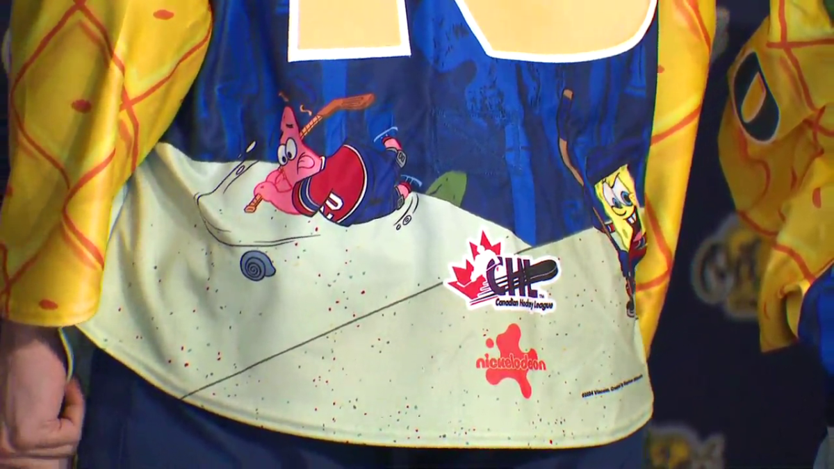 The Edmonton Oil Kings unveiled new limited edition jerseys Friday morning featuring SpongeBob SquarePants.