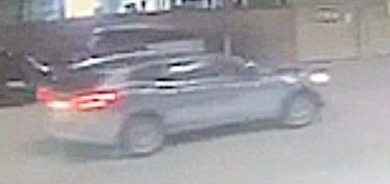 A photo of the suspect’s vehicle.