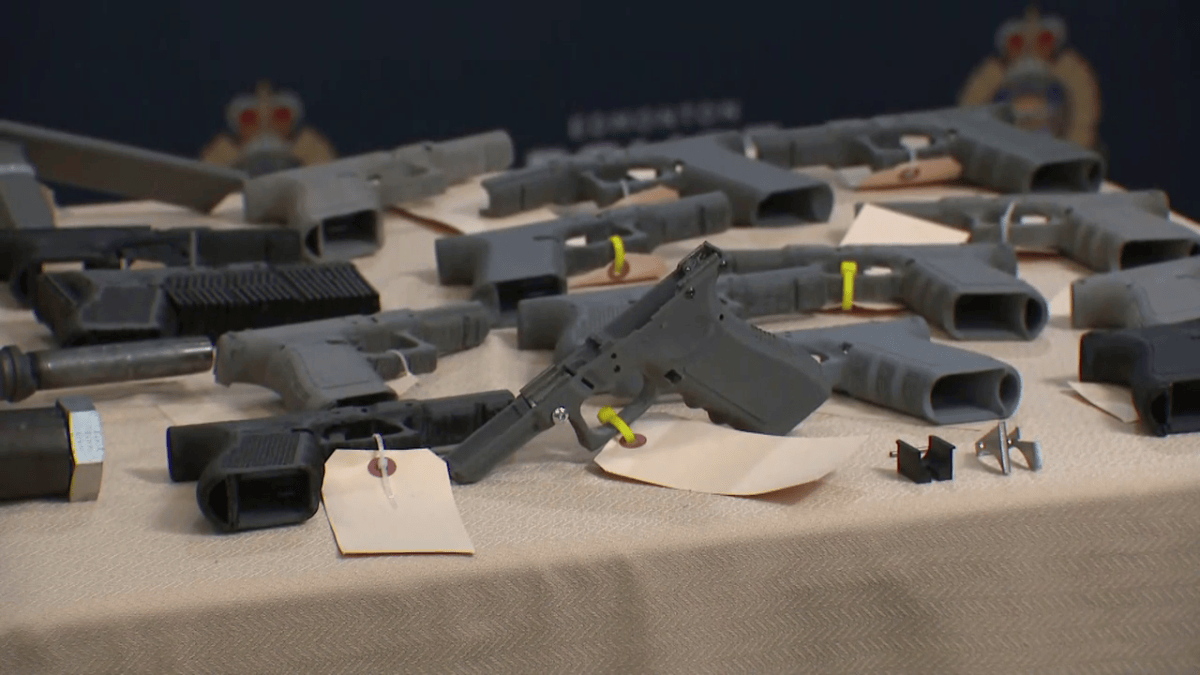 A 29-year-old Edmonton man is facing more than 40 charges after 3D-printed firearms were seized following an investigation with ties to Quebec.