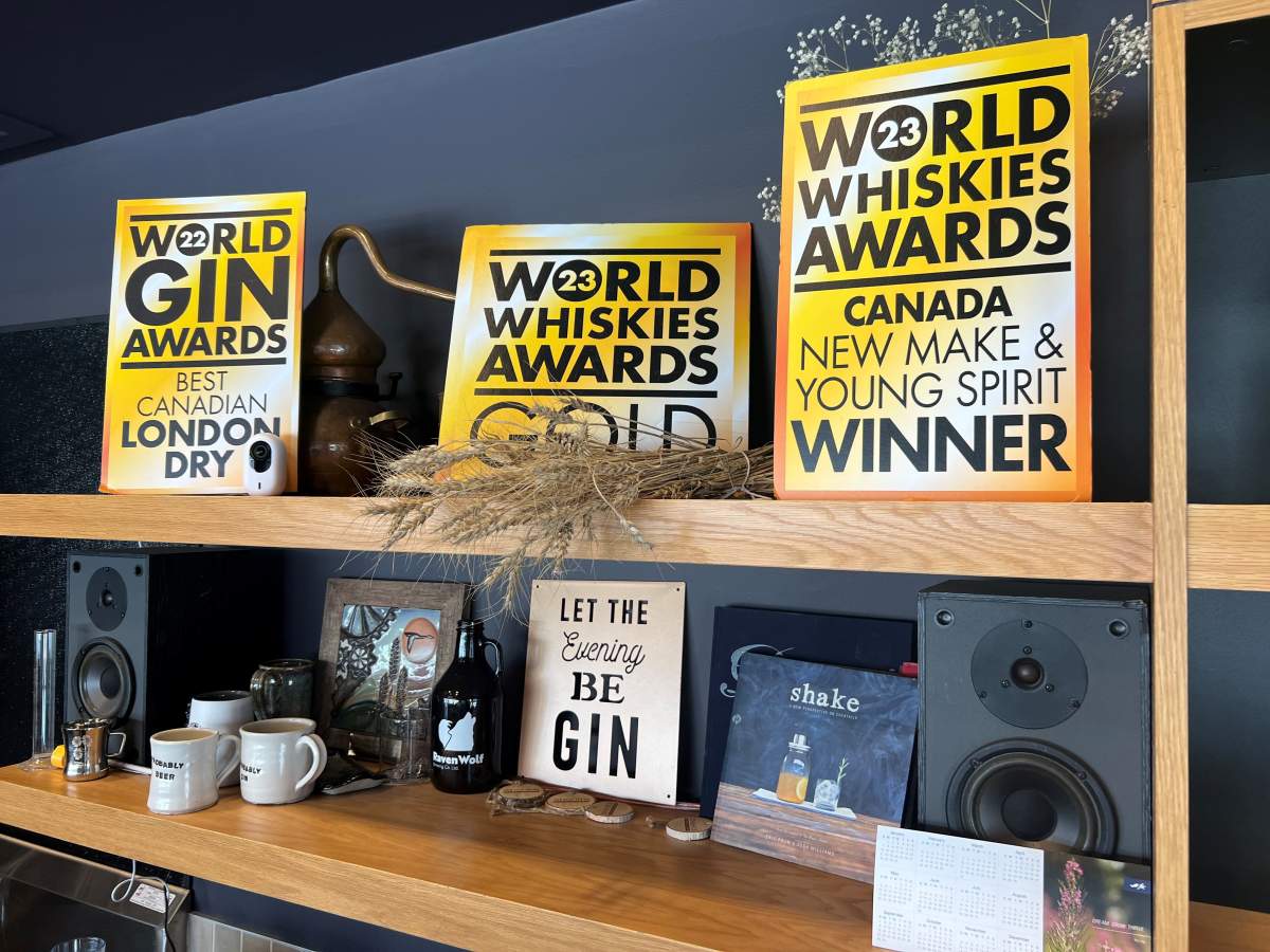 Anokha Distillery in Parkland County.
