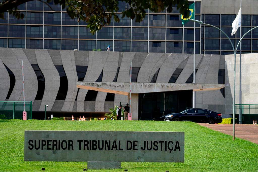 FILE - The Supreme Court headquarters stands in Brasilia, Brazil, Wednesday, March 20, 2024.  (AP Photo/Eraldo Peres).