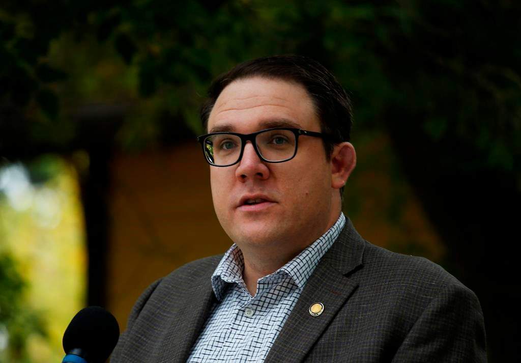 Alberta's minister for seniors and community and social services, Jason Nixon.