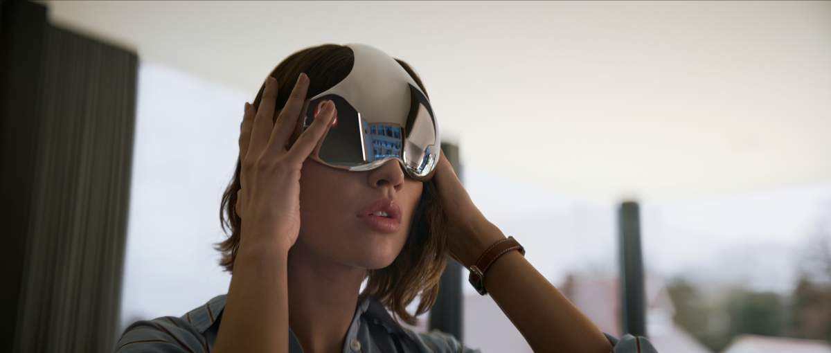 Eiza González as Auggie Salazar in Episode 103 of ‘3 Body Problem.’ Courtesy of Netflix © 2024