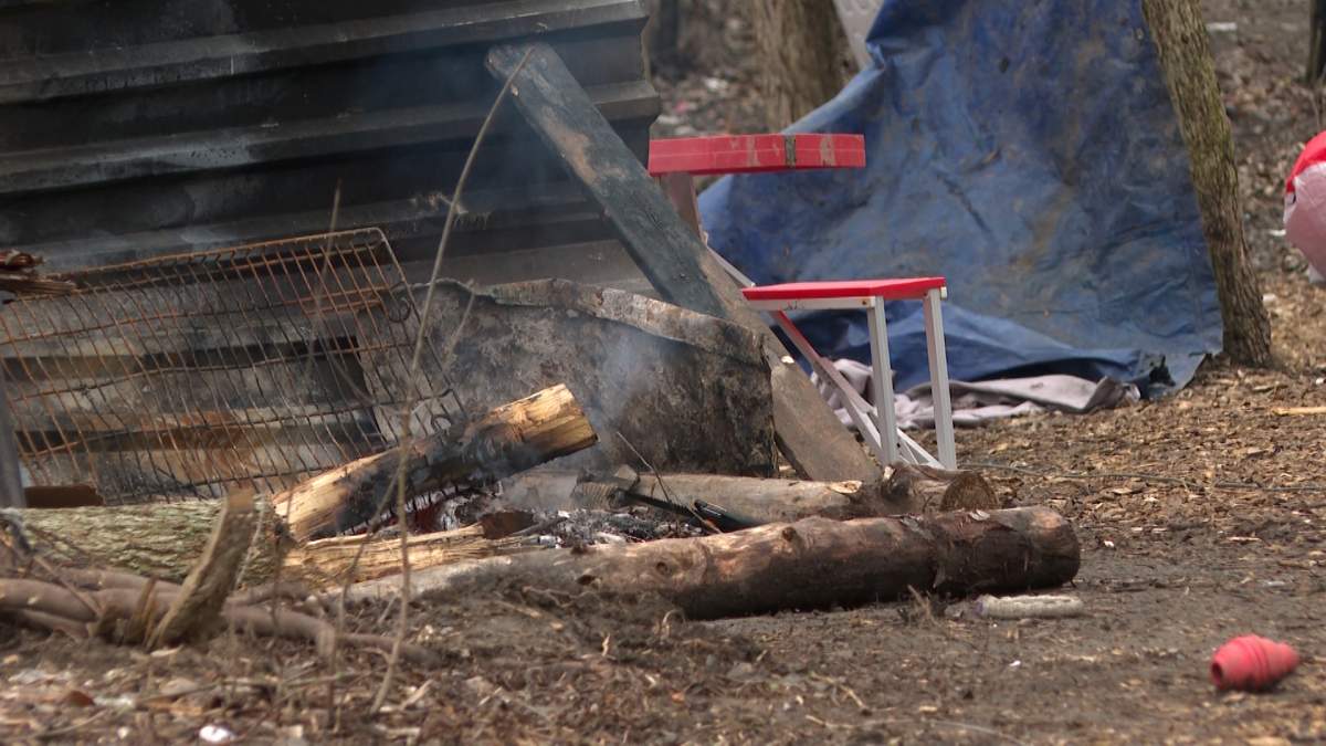 In light of a fire on March 4, 2024, at the Belle Park encampment in Kingston, city crews continue to provide education on safety and fire awareness at the site.