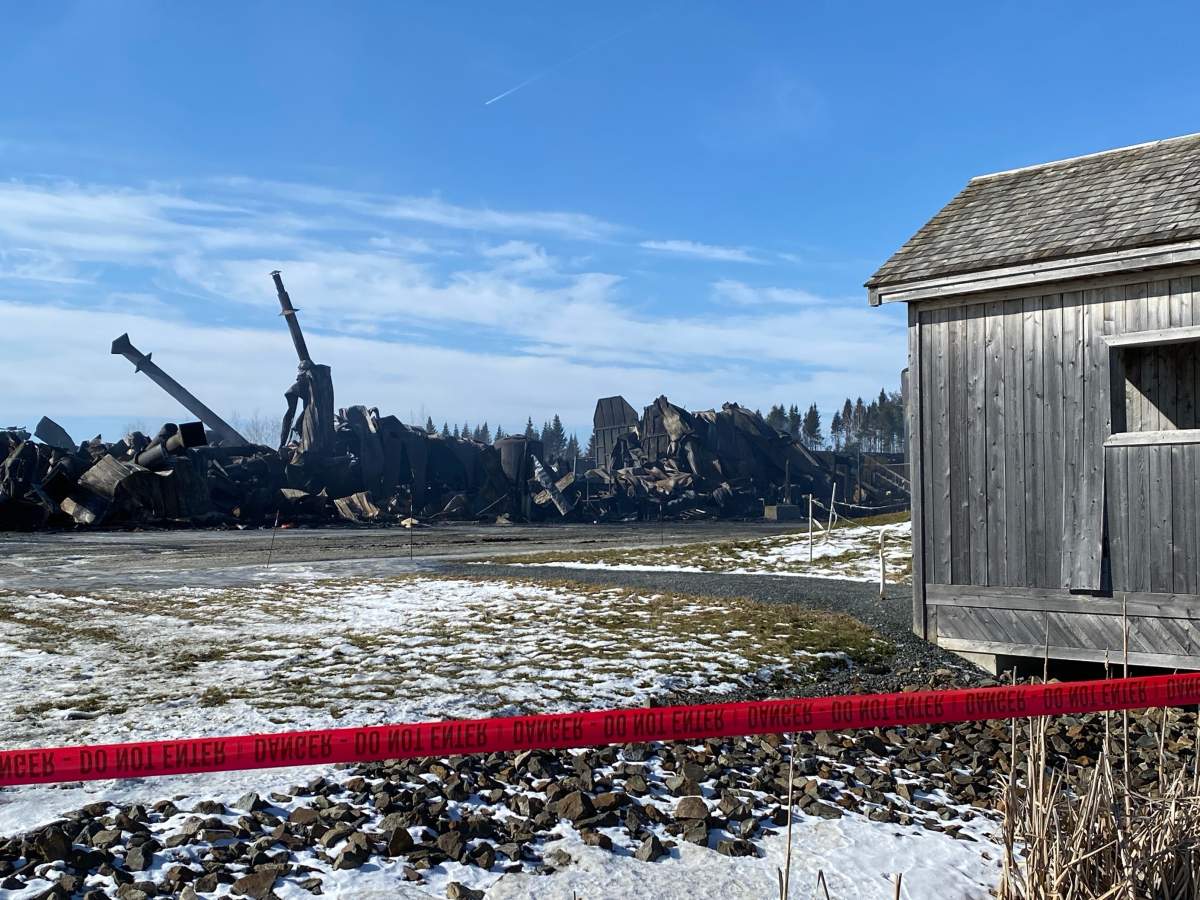 Roy Reid, the assistant fire chief at the Hartland Fire Department, said efforts continued for about five hours before the blaze was contained.