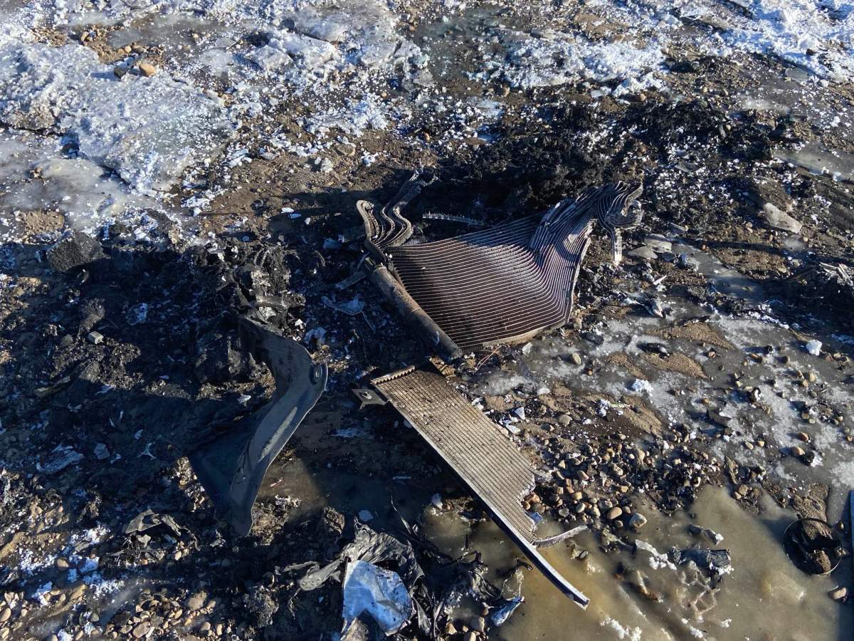 The spot where a vehicle was found on fire at 199th Street and 16th Avenue in deep southwest Edmonton on Tuesday, March 6, 2024.