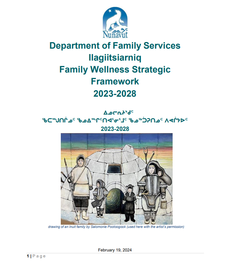 Family Services Minister Margaret Nakashuk says the department will work to carry out the new strategic framework to address issues with how it cares for children.