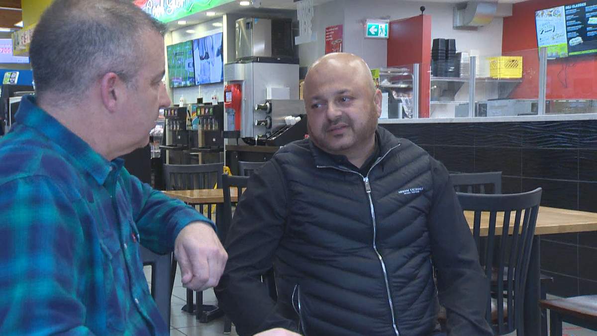 Penticton businessman Gary Johal, right, is financially helping a Princeton woman who can’t afford needed surgery because of post-care costs.