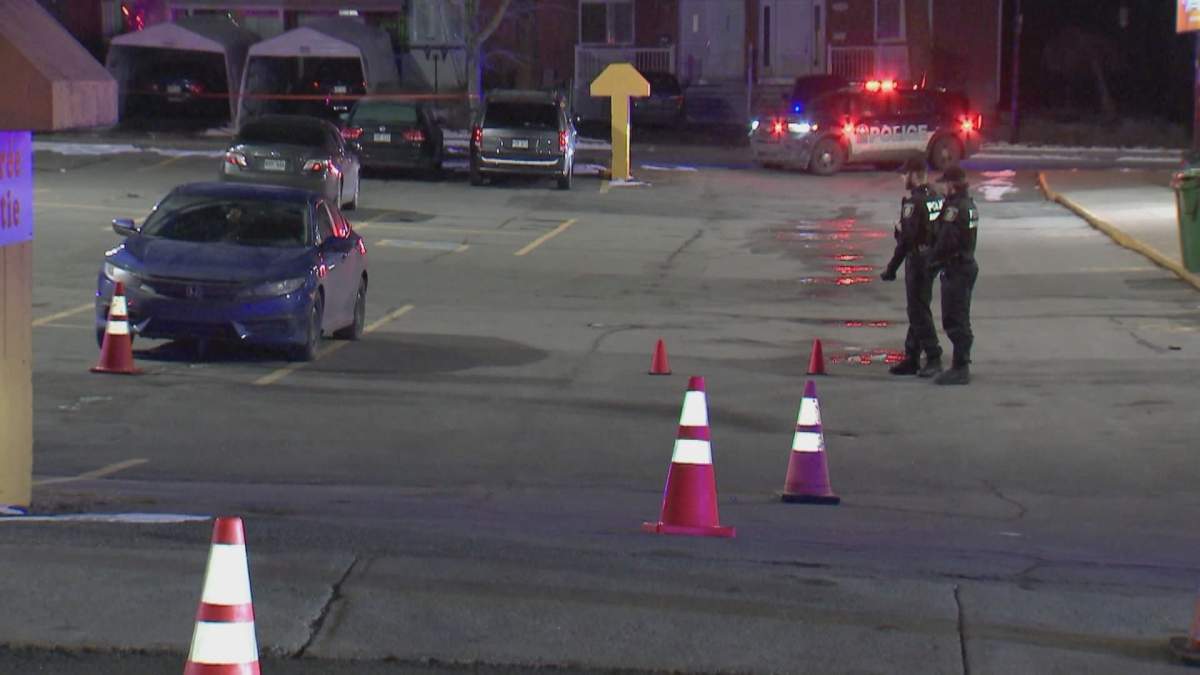 Police investigate overnight drive-by shooting in Rivière-des-Prairies.