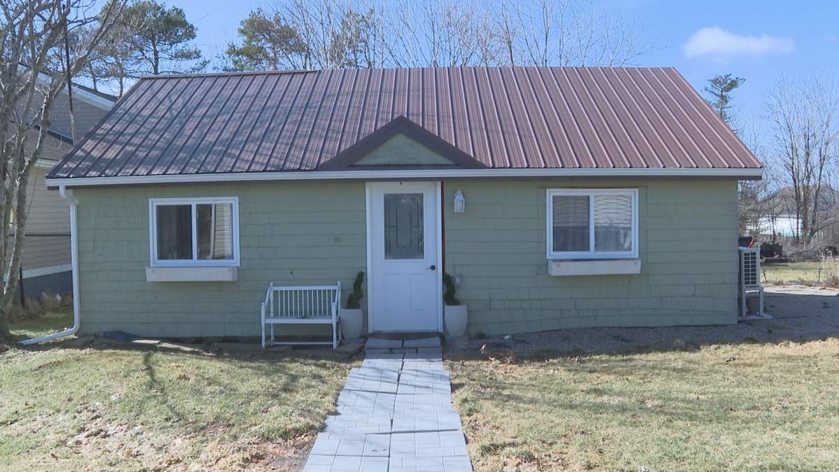 This old farmhouse that has been on the Nicholson’s property since the 1940’s was renovated into a home for their daughter to live in.