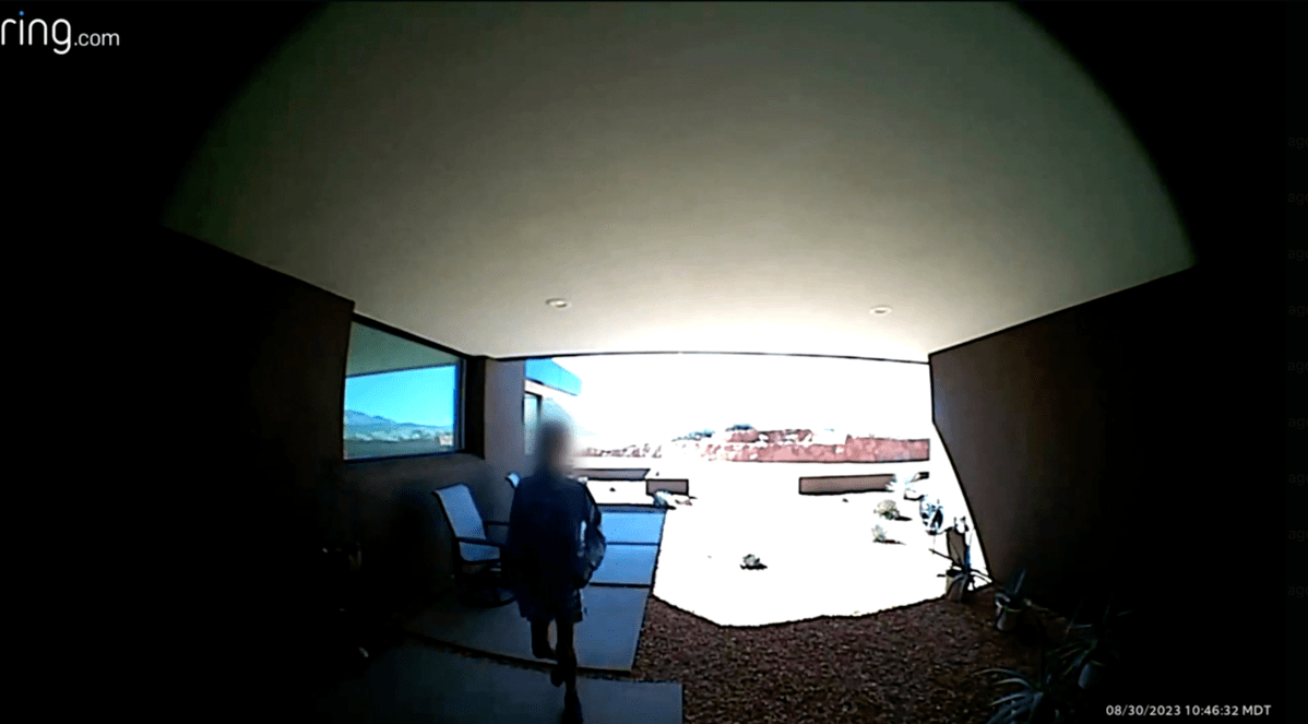 Ruby Franke's son was captured on a Ring camera walking up to a neighbours house asking for food and water.