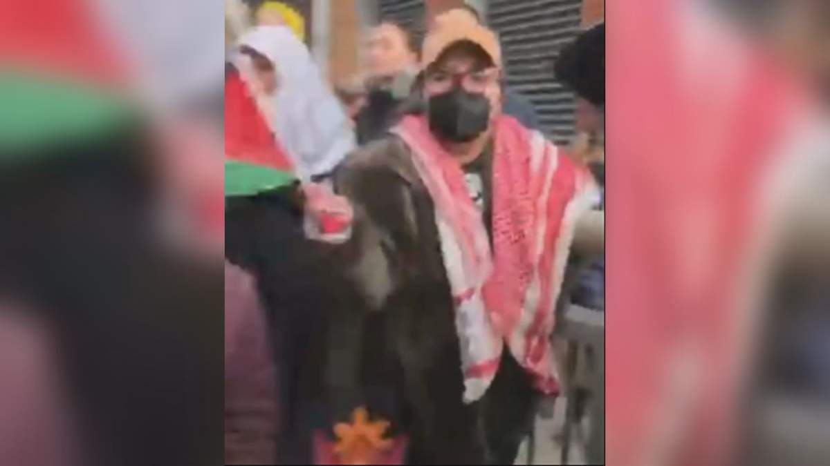 A female suspect allegedly assaulted a Vancouver police officer at a protest.