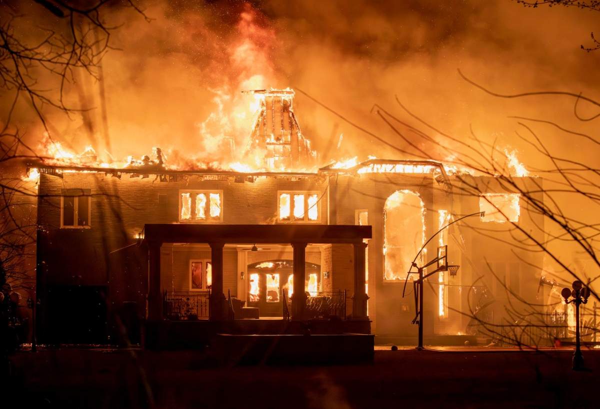 Large fire breaks out at home in Richmond Hill on March 10, 2024.