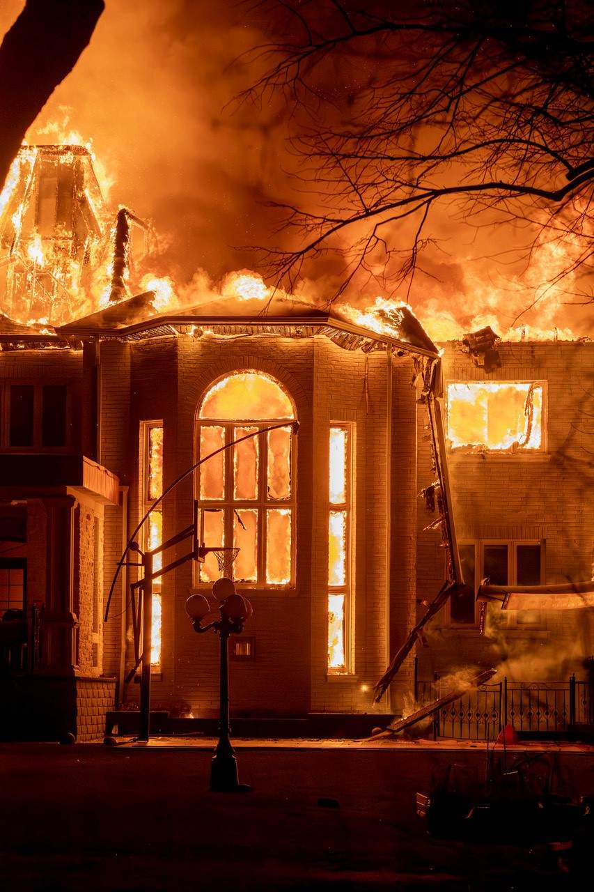 Large fire breaks out at home in Richmond Hill on March 10, 2024.