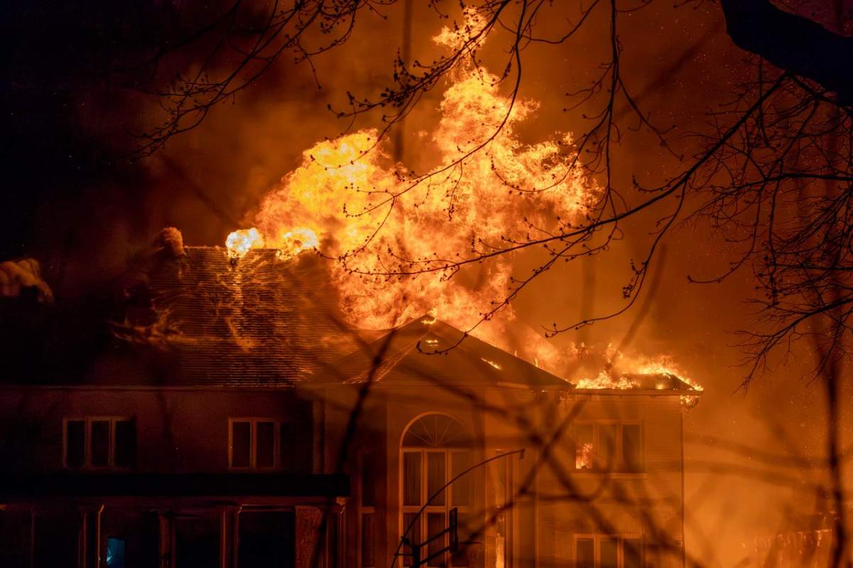 Large fire breaks out at home in Richmond Hill on March 10, 2024.