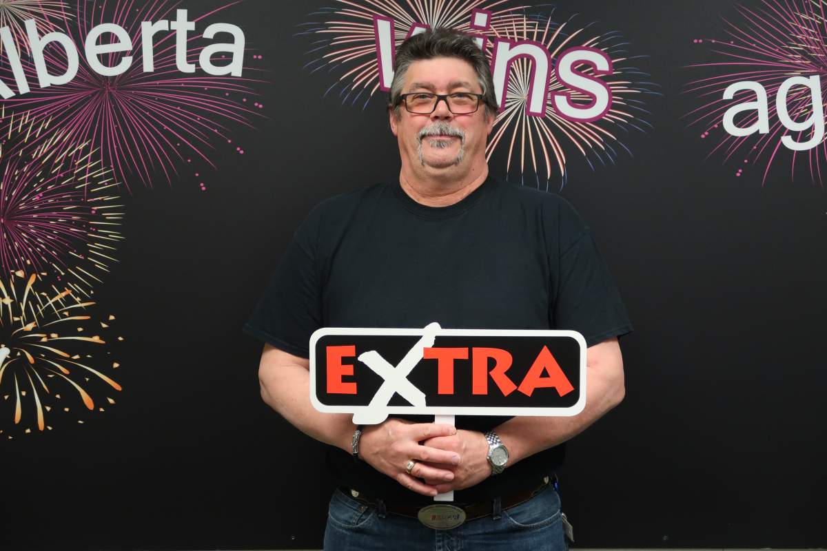 Kerry McIntosh was the lucky winner of the March 2 Lotto 6/49 draw worth a whopping $5 million. 