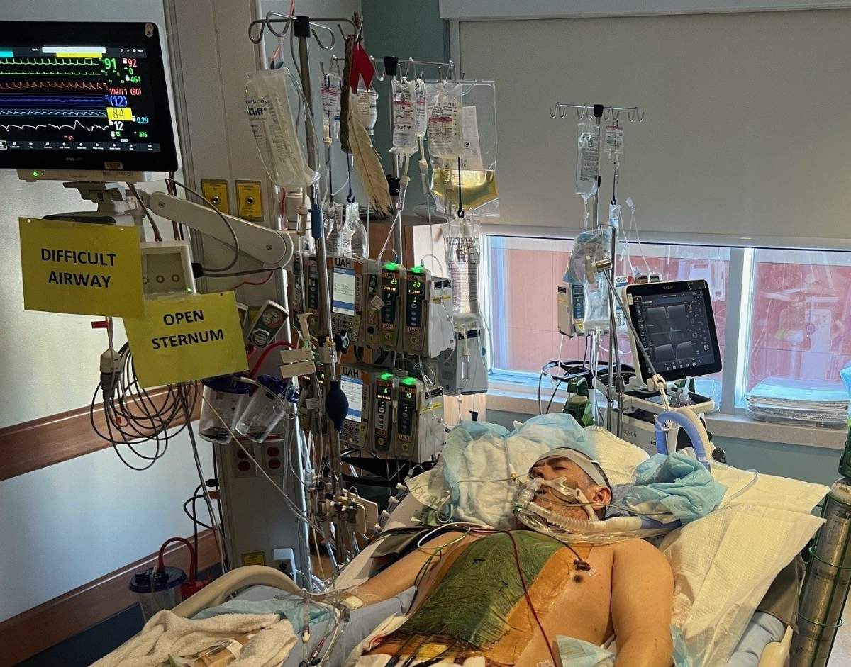 Jennon Morin remains on life support Monday.