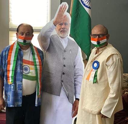 Maninder Gill, left, heads the Friends of Canada and India Foundation.