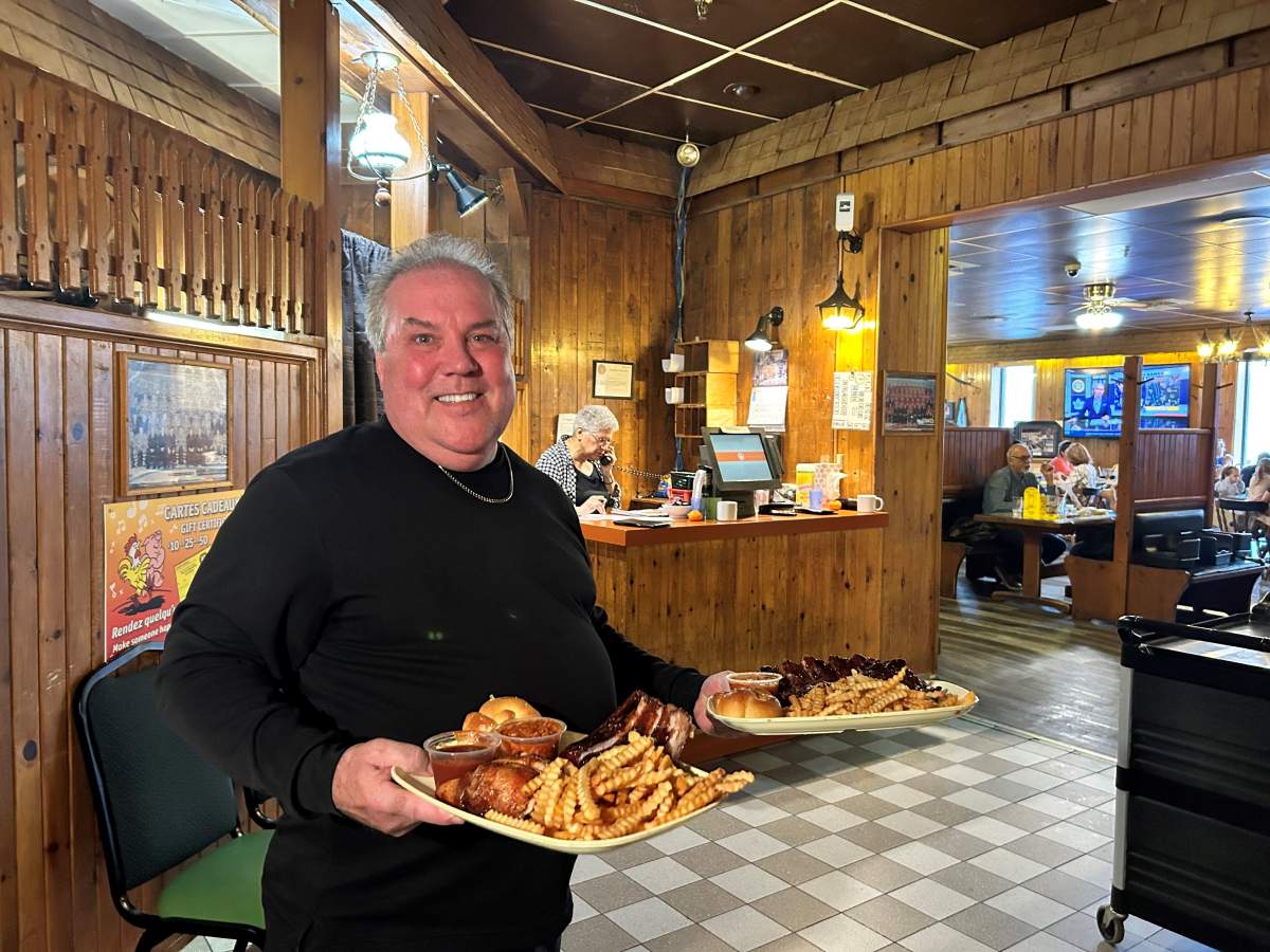Tom McQueen, owner of Bar-B Barn, on March 5, 2024.