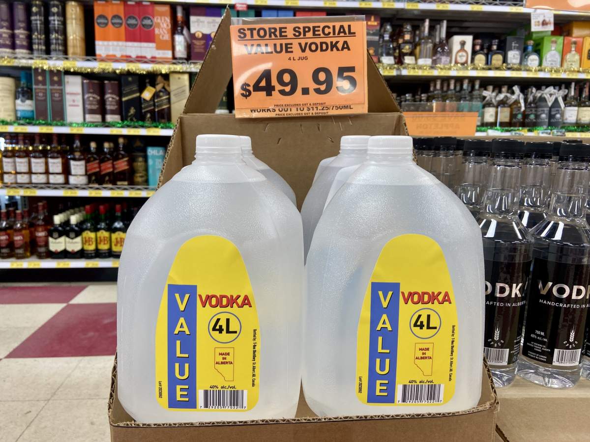 four-litre liquor jog