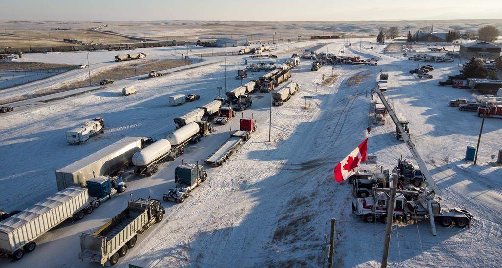 Border crossing at Coutts
