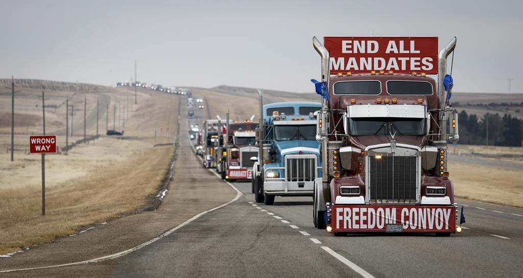 Coutts border blockade