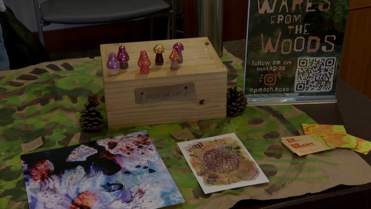 For Rowynne Grand, an artist in Kingston, partaking in events like the Goodes Hall Spring Pop-Up is a good way to be exposed to the local market.