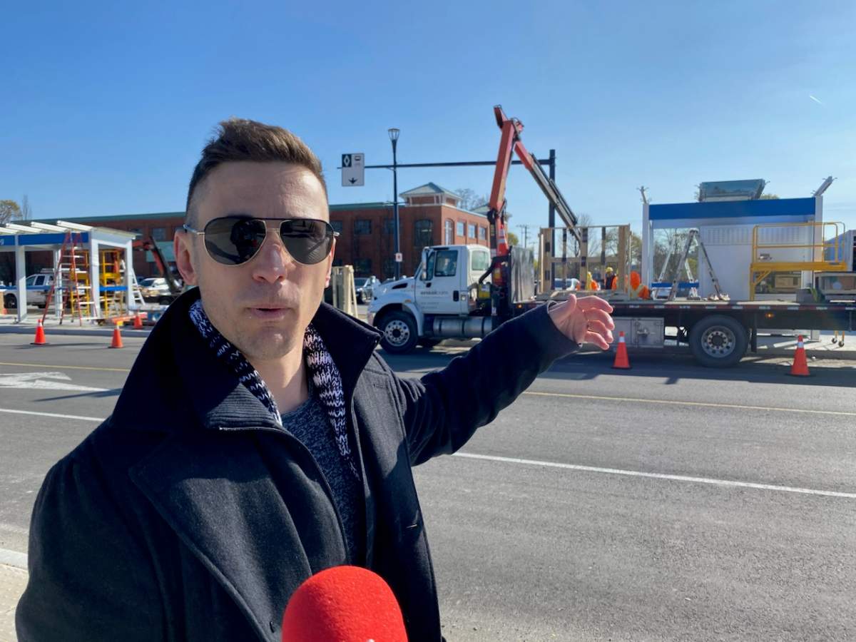Ardian Spahiu, the city’s acting division manager for major projects, says wiring for the shelters will be finished in the coming weeks.