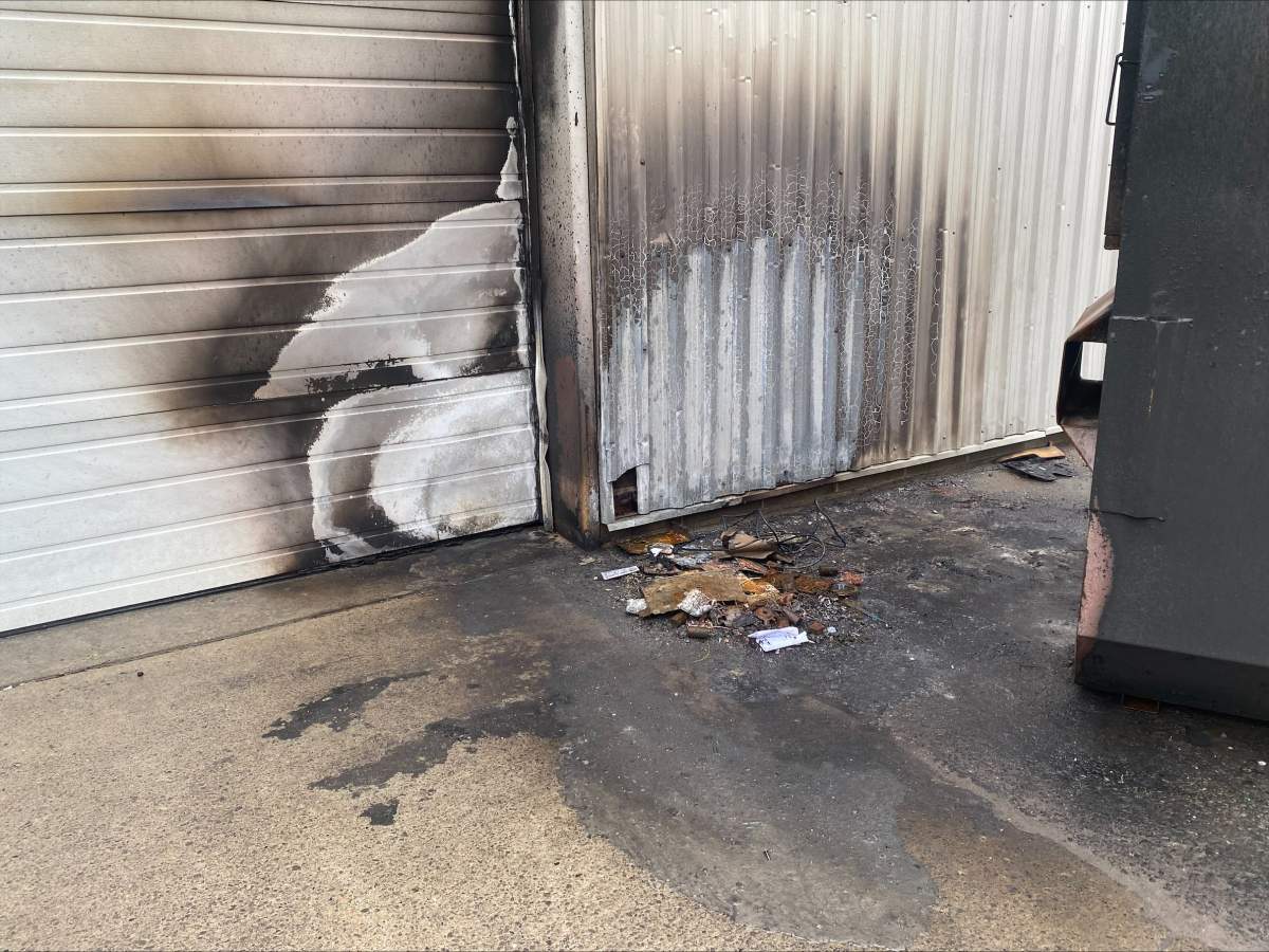 One man was arrested following a fire at a Strathy Road business in Cobourg on April 17, 2024.