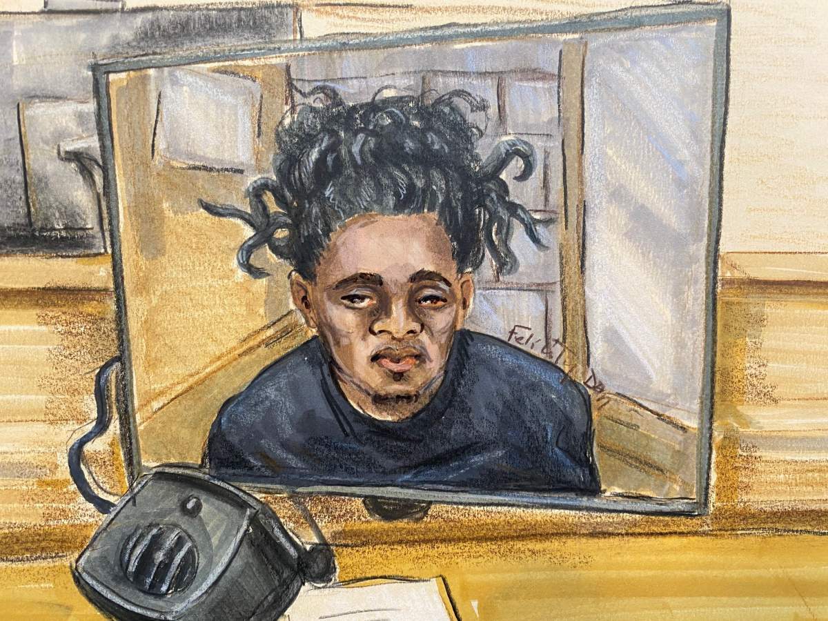 Dimitri Nelson Hyacinth appeared in court on Tuesday, April 30.