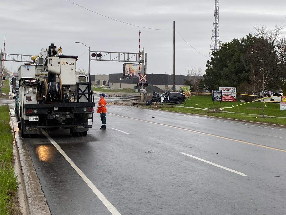 Man in life-threatening condition after collision with hydro pole in Scarborough - image