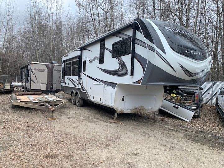The Alberta RCMP said an incident that unfolded on April 10, 2024 led to search warrants being executed that saw significant amounts of stolen property be seized.