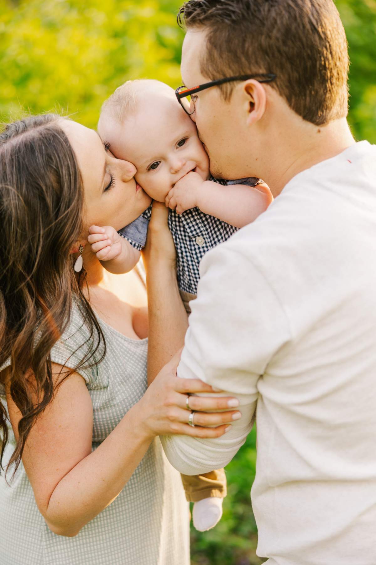 Matthew McKinnon, his wife Danica and their son James.