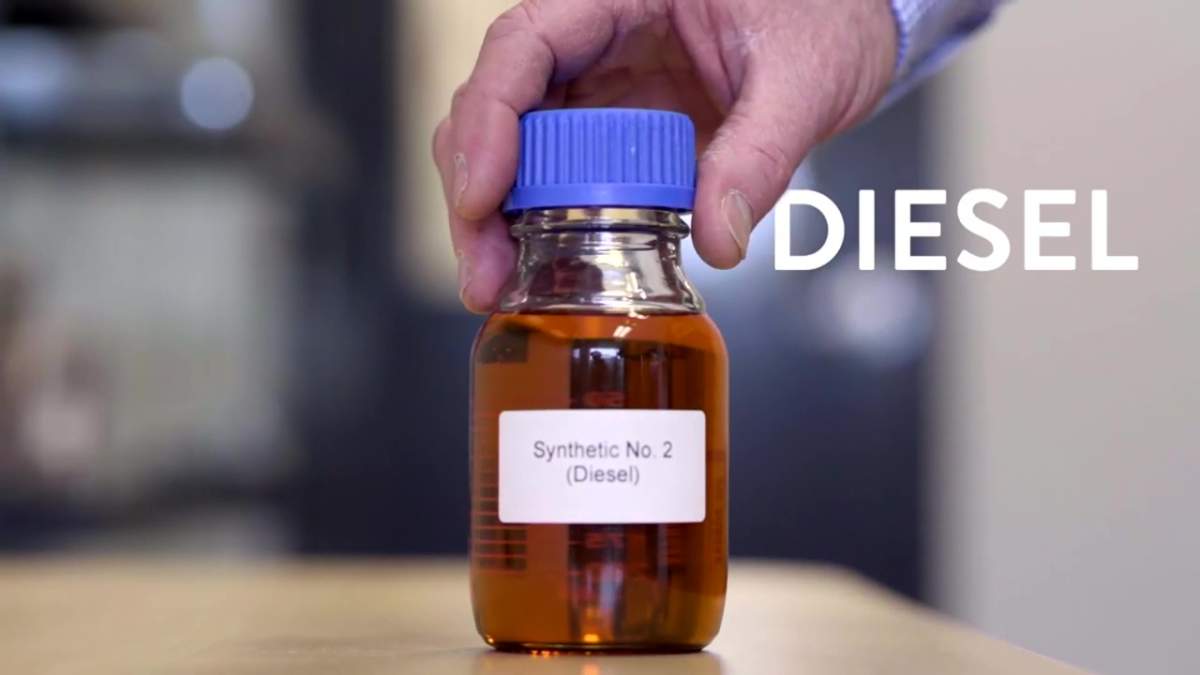 Biofuel diesel in a promotional video from Sustane Technologies Inc.