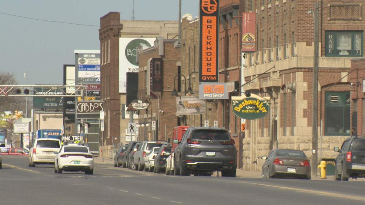 Regina’s Dewdney Avenue is home to many pubs, clubs and shops.