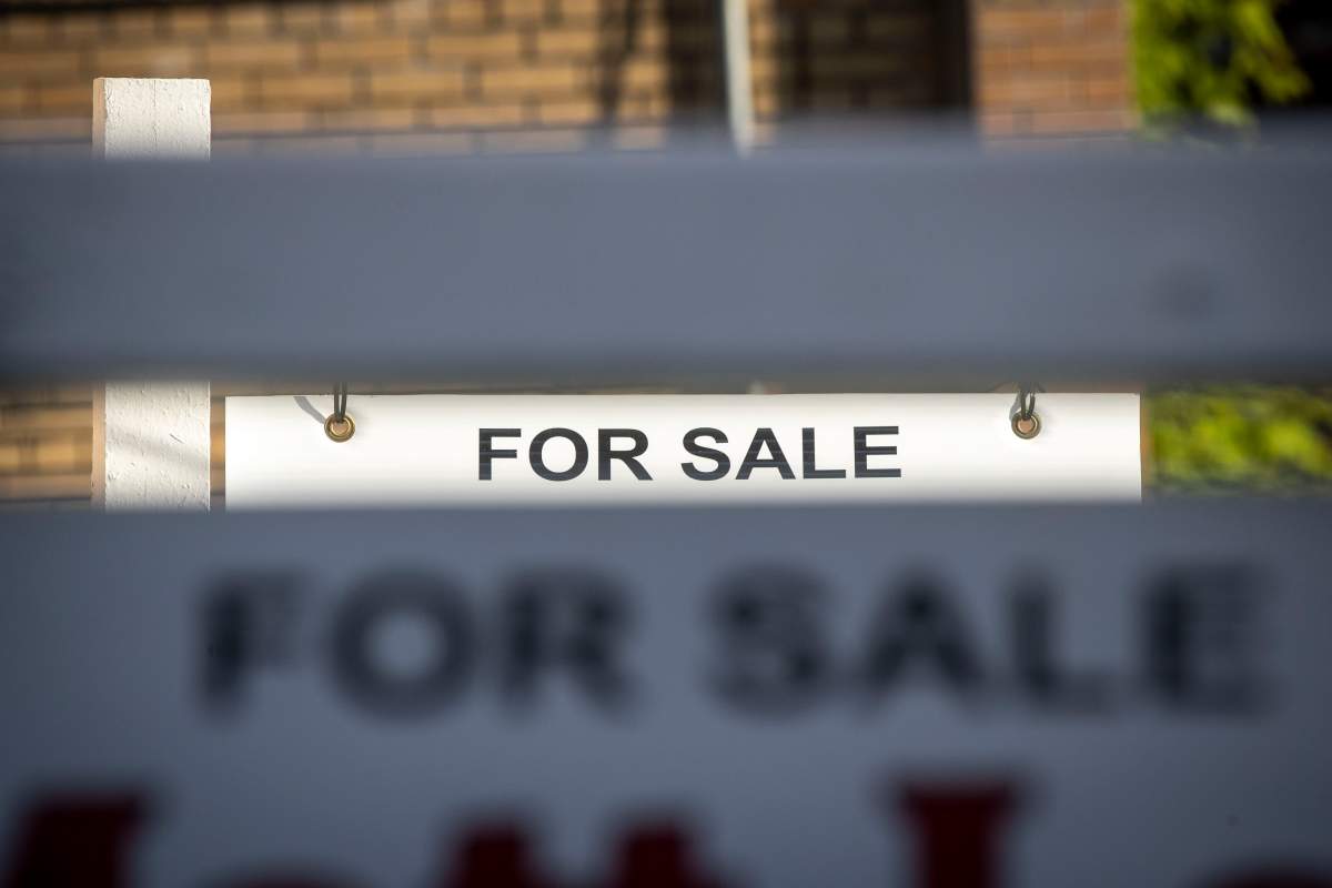 Home sale sign