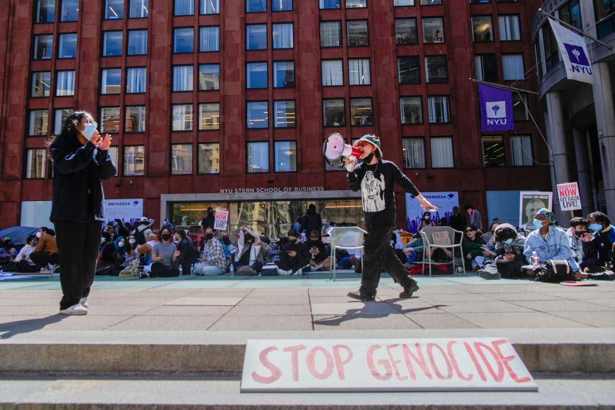 NYU protest