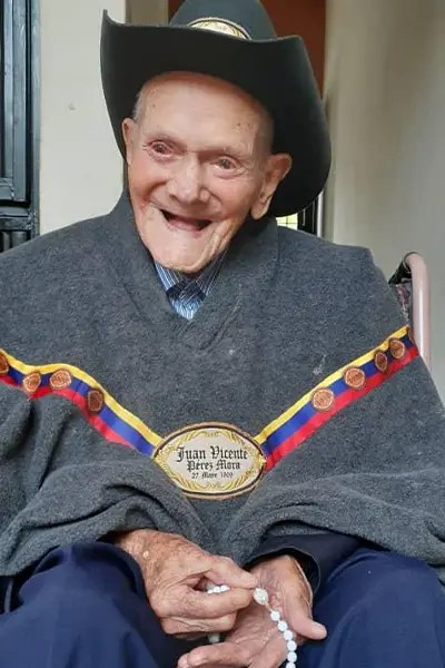 Juan Vicente Pérez smiling for the camera.