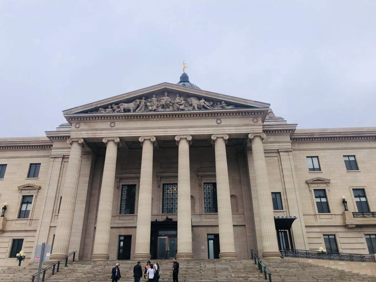 The Manitoba Legislative Building.
