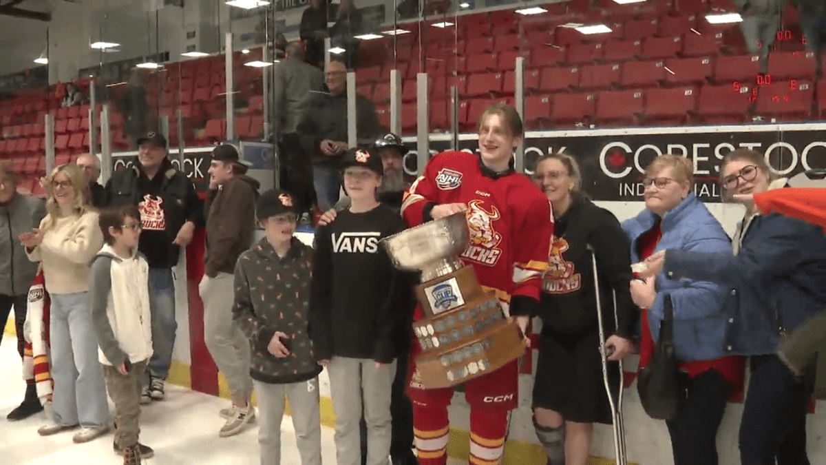 The Calgary Canucks win the AJHL championship Wednesday, April 17, 2024.