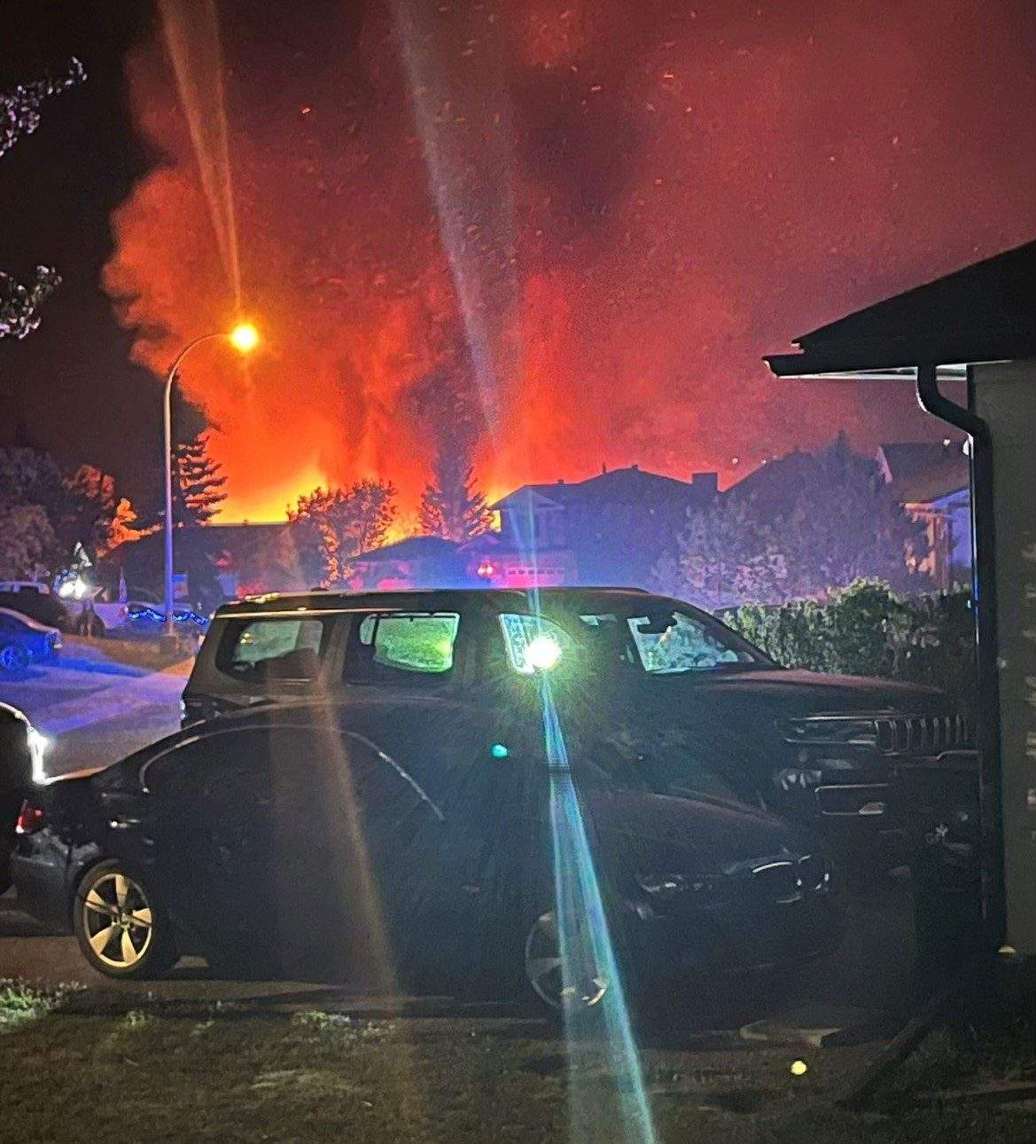 A residential fire in the north end of the town of Peace River damaged three homes on Tuesday, May 14, 2024.