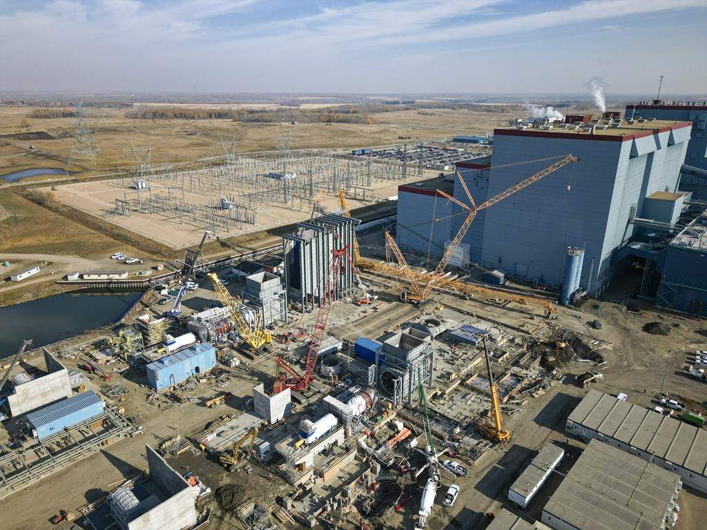 Capital Power’s Genesee plant is seen near Edmonton in an Oct. 19, 2022, handout photo.