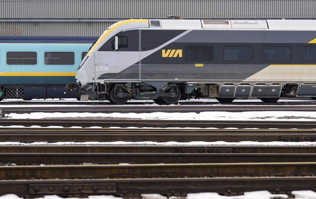 A VIA Rail train struck a snowplow in Scarborough, causing major VIA and GO Transit delays. No injuries were reported and tracks have since reopened. 