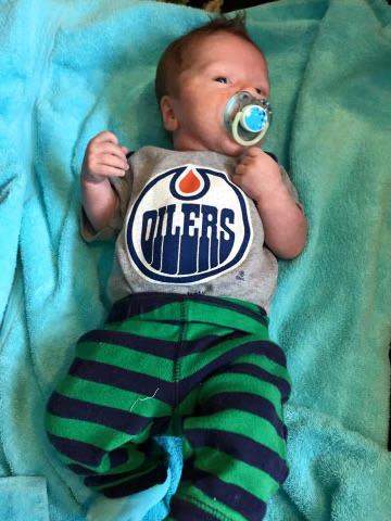 Levi Ford is an diehard Edmonton Oilers fan from Thompson, Man.