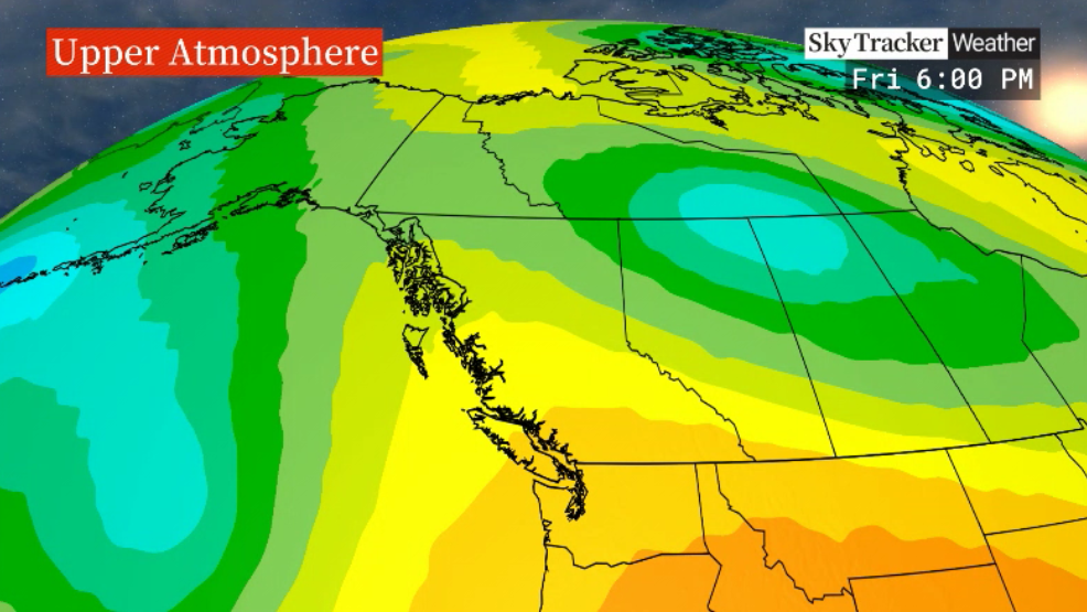 A ridge of high pressure brings a big warm-up to the Okanagan through the first week of June.