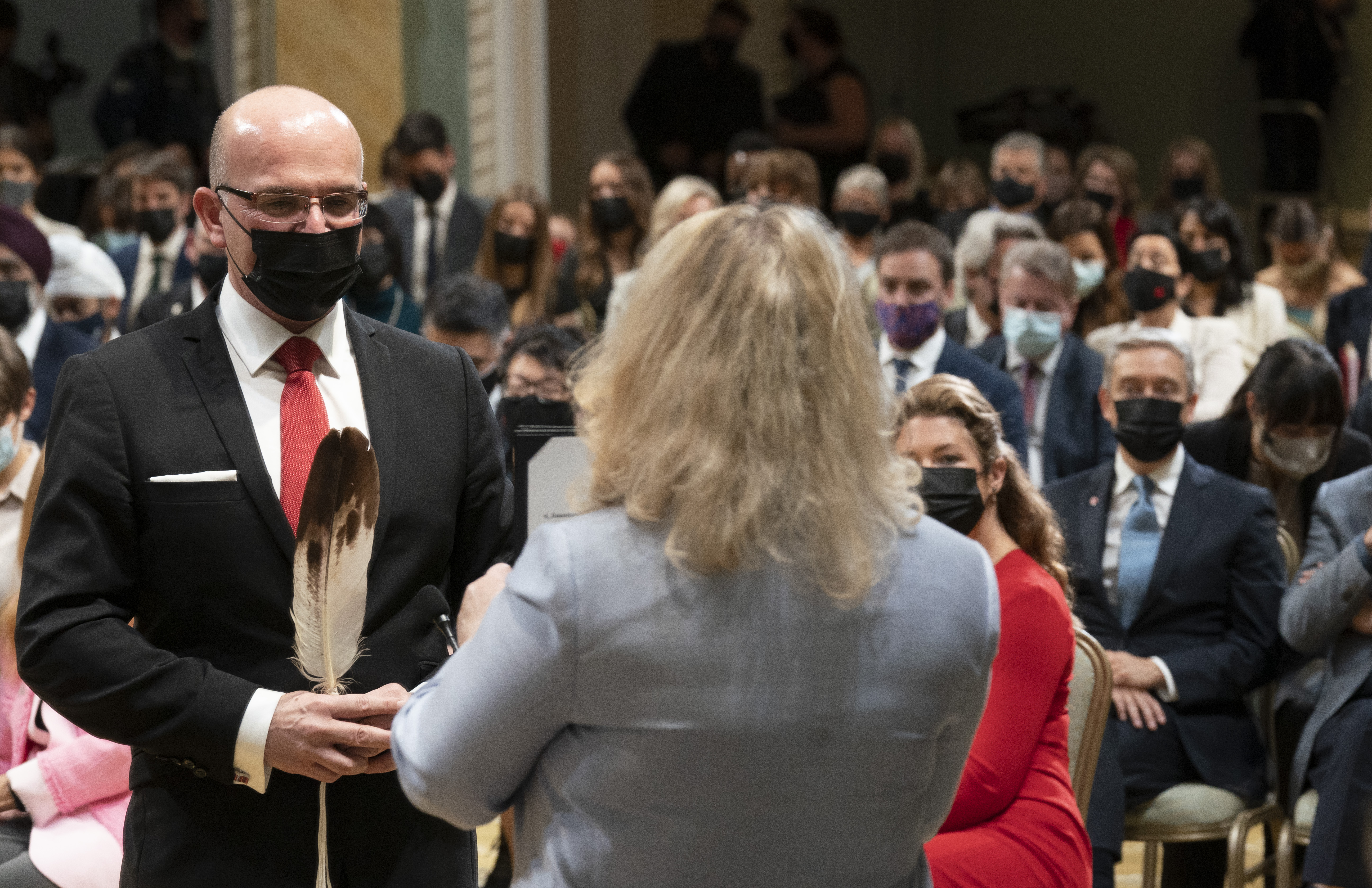 Randy Boissonnault is sworn in as the Minister of Tourism and Associate Minister of Finance