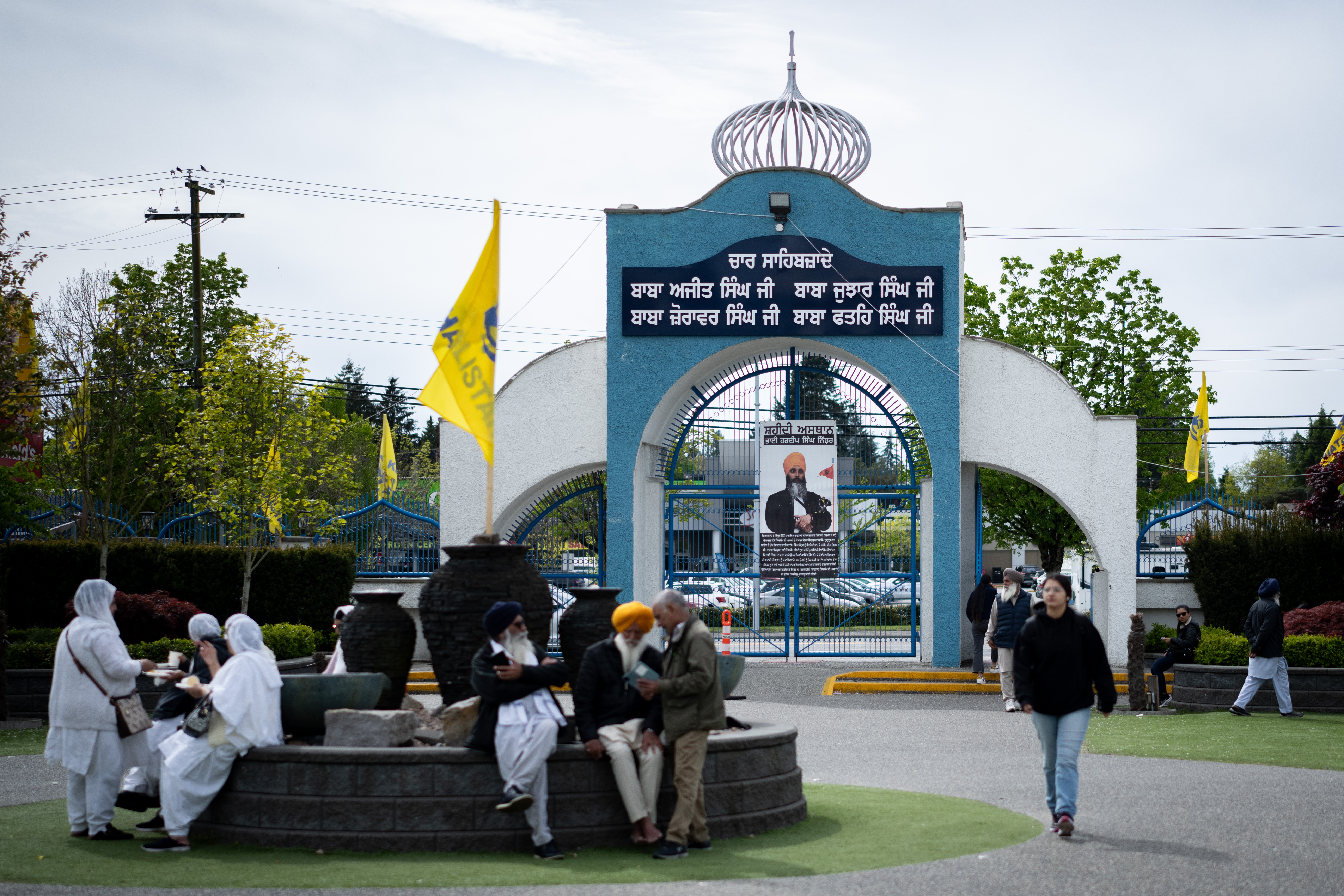 Guru Nanak Sikh Gurdwara, Surrey, B.C.,  May 3, 2024. THE CANADIAN PRESS/Ethan Cairns.
